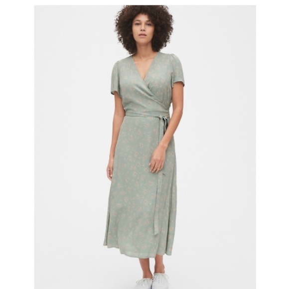 GAP Dresses & Skirts - Gap Midi Wrap Dress